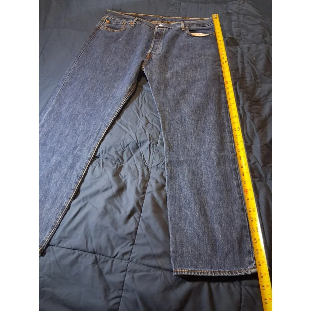 Levi's Button Fly 501 Jeans Men's 42 W‎ 30 L Denim 100% Cotton